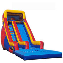 Tago's Jump Slides 22 ft Tricolor Single Line Water Slide by Tago's Jump 781880292333 WS-197 22 ft Tricolor Single Line Water Slide by Tago's Jump SKU# WS-197