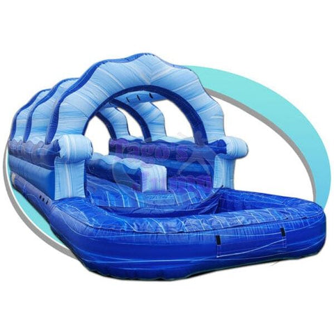 Tago's Jump Slides 9'H Ocean Wave Slip by Tago's Jump 15'H Double Lane Water Slide by Tago's Jump SKU#WS-018D