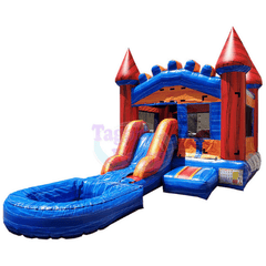 Tago's Jump Water Parks & Slides 13'H Red Castle by Tago's Jump 781880291312 CWS-036 13'H Red Castle by Tago's Jump SKU# CWS-036