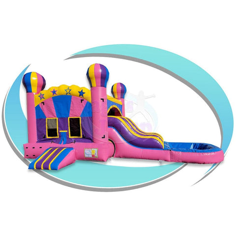 Tago's Jump Water Parks & Slides 14'H Starry Pink Slide Combo by Tago's Jump CWS-232D 14'H Starry Pink Slide Combo by Tago's Jump SKU# CWS-232D