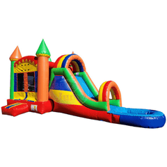 Tago's Jump Water Parks & Slides 15'H Multi Color Castle by Tago's Jump 781880291206 CWS-052 15'H Multi Color Castle by Tago's Jump SKU# CWS-052