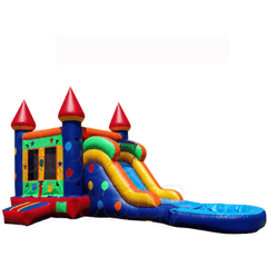 Tago's Jump Water Parks & Slides 15'H Multi Color Party Water Slide by Tago's Jump 781880290971 CWS-146 15'H Multi Color Party Water Slide  by Tago's Jump SKU# CWS-146