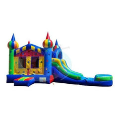 15'H Multi Color Water Slide Combo by Tago's Jump