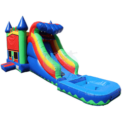 Tago's Jump Water Parks & Slides 15'H Single Line Water Slide by Tago's Jump 781880291176 CWS-062 15'H Single Line Water Slide by Tago's Jump SKU# CWS-062