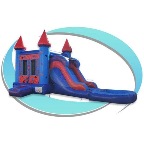 Tago's Jump Water Parks & Slides 15'H Starry Blue Combo by Tago's Jump 781880224891 CWS-225 15'H Starry Blue Combo by Tago's Jump SKU#CWS-225