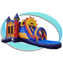 Tago's Jump Water Parks & Slides 15'H Sunny Slide Combo by Tago's Jump CWS-220D 15'H Sunny Slide Combo by Tago's Jump SKU# CWS-220D