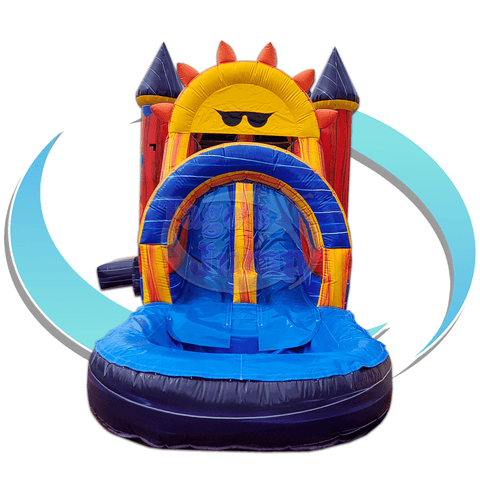 Tago's Jump Water Parks & Slides 15'H Sunny Slide Combo by Tago's Jump CWS-220D 15'H Sunny Slide Combo by Tago's Jump SKU# CWS-220D