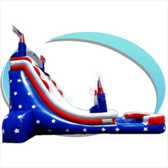 22'H Patriot Water Slide by Tago's Jump