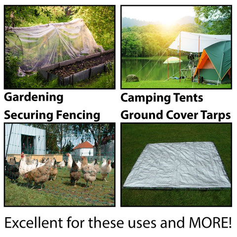 5/16" x 10" Steel Hook Stake for Tarps and Ground Covers, 100 Pack