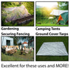 Image of 5/16" x 10" Steel Hook Tarp Stakes - 10 Pack