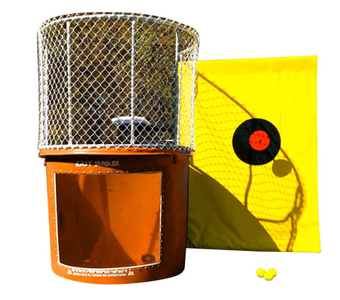 Buy Orange Portable Dunking Booth with New Wingless Design Dunk Tank