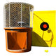 Orange Portable Dunking Booth with New Wingless Design by POGO