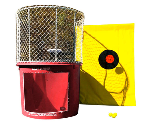 Buy Red Portable Dunking Booth with New Wingless Design Dunk Tank