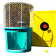 Turquoise Portable Dunking Booth with New Wingless Design