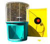 Image of Turquoise Portable Dunking Booth with New Wingless Design