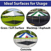 Image of Tent and Table Tents 10' x 10' Blue PVC Weekender West Coast Frame Party Tent by Tent and Table 754972302661 BT-FE11BW 10 x 10' Blue PVC Weekender West Coast Frame Party Tent Tent and Table