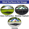 Image of Tent and Table Tents 10' x 10' Red PVC Weekender West Coast Frame Party Tent by Tent and Table 754972306881 BT-FE11RW 10' x 10' Red PVC Weekender West Coast Frame Party Tent Tent and Table