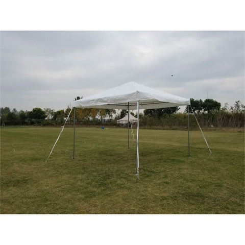 Tent and Table Tents 10' x 10' White PE Weekender West Coast Frame Party Tent by Tent and Table 754972297332 BT-FE11PE 10 x 10' White PE Weekender West Coast Frame Party Tent Tent and Table