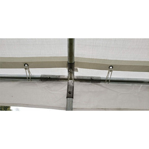 Tent and Table Tents 10' x 10' White PE Weekender West Coast Frame Party Tent by Tent and Table 754972297332 BT-FE11PE 10 x 10' White PE Weekender West Coast Frame Party Tent Tent and Table