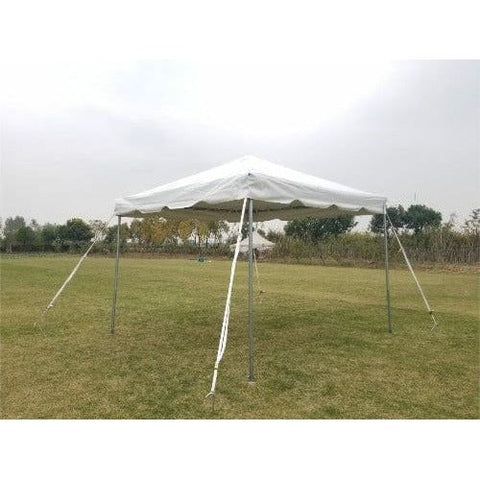 Tent and Table Tents 10' x 10' White PVC Weekender West Coast Frame Party Tent by Tent and Table 754972297325 BT-FE11WT 10' x 10' White PVC Weekender West Coast Frame Party Tent 