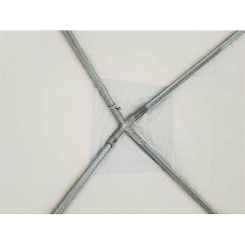 Tent and Table Tents 10' x 10' White PVC Weekender West Coast Frame Party Tent by Tent and Table 754972297325 BT-FE11WT 10' x 10' White PVC Weekender West Coast Frame Party Tent 