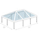 30' x 45' Premium Single Tube West Coast Frame Party Tent, Sectional, Clear