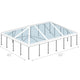 40' x 60' Premium Single Tube West Coast Frame Party Tent, Sectional, Clear