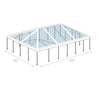 Image of 40' x 60' Premium Single Tube West Coast Frame Party Tent, Sectional, Clear