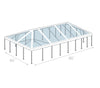 Image of 40' x 80' Premium Single Tube West Coast Frame Party Tent, Sectional, Clear