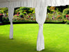 Image of 8.5' Polyester Tent Leg Cover Drapes, 2-Pack