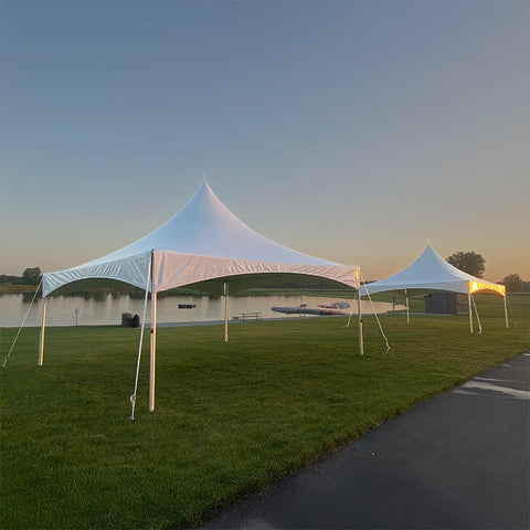 High Peak Frame Tent 20'x20' with 16oz Top