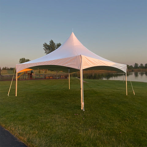 High Peak Frame Tent 20'x20' with 16oz Top