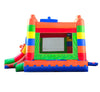 Image of Rental Lite Building Block Bounce House with Slide and Blower