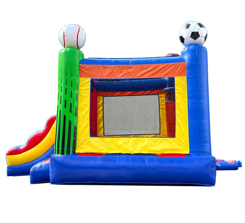Rental Lite Deluxe Sports Combo with Blower and Pool
