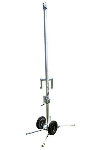 12' 2pc Frame Tent Jack on Wheels