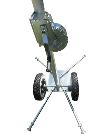 12' 2pc Frame Tent Jack on Wheels