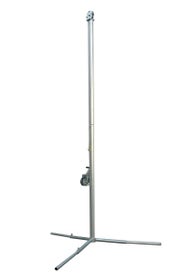 12' Steel Reinforced Frame Tent Jack with Easy Crank Handle
