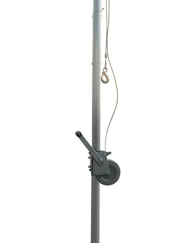 12' Steel Reinforced Frame Tent Jack with Easy Crank Handle