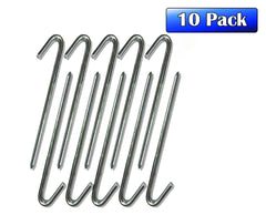 5/8 x 18 Steel Hook Stake 10-Pack