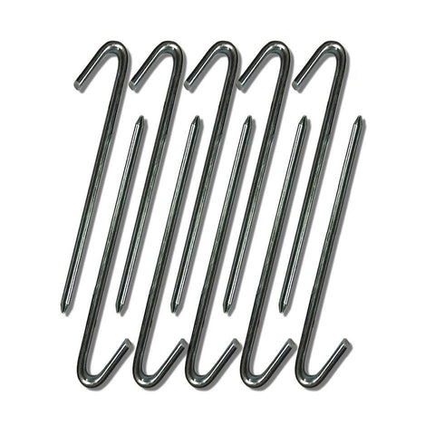 1/2" x 12" Steel Hook Stake for Inflatables and Camping Tents