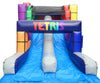 Image of  Tetris' Mega Inflatable Double Water Slide Bounce House with Blower