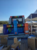 Image of  Tetris' 30' Commercial Rock Climb Slide with Blower - Inflatable Tetris Slide
