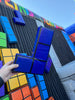 Image of  Tetris' Commercial Sticky Wall Game with Blower - Life-Size Inflatable Tetris Sticky Wall Game