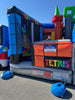 Image of  Tetris' Commercial Sticky Wall Game with Blower - Life-Size Inflatable Tetris Sticky Wall Game