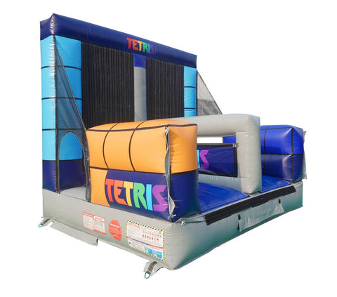  Tetris' Commercial Sticky Wall Game with Blower - Life-Size Inflatable Tetris Sticky Wall Game
