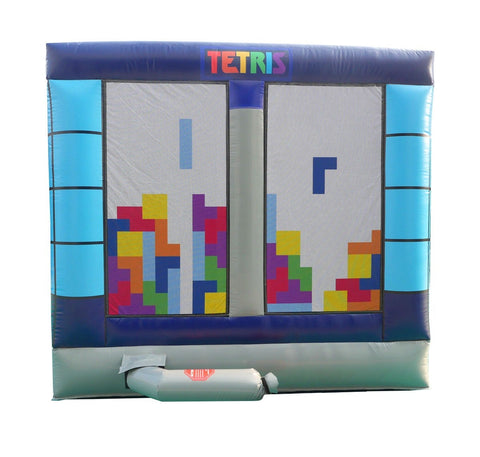  Tetris' Commercial Sticky Wall Game with Blower - Life-Size Inflatable Tetris Sticky Wall Game