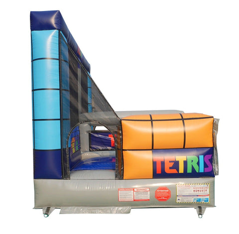  Tetris' Commercial Sticky Wall Game with Blower - Life-Size Inflatable Tetris Sticky Wall Game