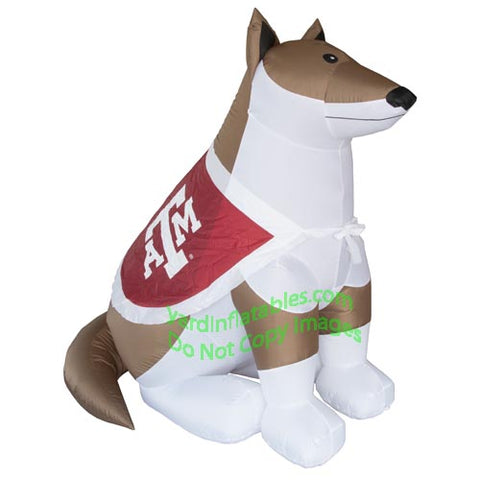 7' Air Blown Inflatable NCAA Texas A&M Aggies Reveille Mascot