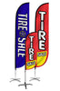 Image of Tire Sale Feather Flag