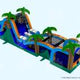 50'H Tropical Obstacle Course Wet or Dry by Magic Jump
